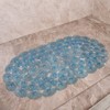 Linfevisi Bathtub Mat Non Slip, Oval Bath Mat for Tub