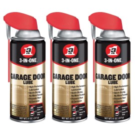 3-IN-ONE 3 in One Garage Door Lubricant Prevents Rust Corrosion Sticking and Squeaking