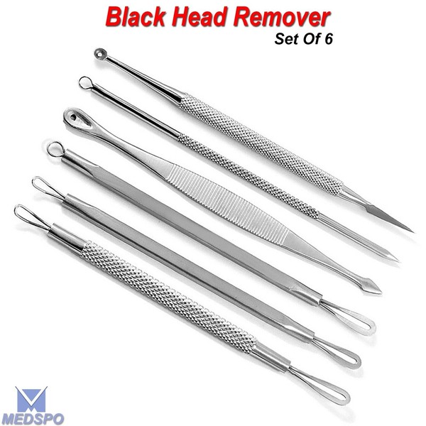 Medspo Blackhead Pimple Blemish Popper Comedone Spot Acne Extractor Remover