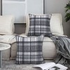 Mondiafy 2 Pack Throw Pillow Covers Soft Touch Plush 18x18