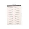 IWOWHERO 3 Sheets Hair Like Eyebrow Stickers Natural Look Temporary