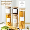CZSZYGHBAO 5 Pack Glass Jars with Bamboo Airtight Lids -