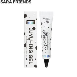 SARA FRIENDS 3D Embo Glitter Nail Drawing Art Tube Jjyu-ing Gel 10g, Type:02 White Chip