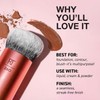 Real Techniques Bubble Blending Makeup Brush Multipurpose Foundation for Liquid