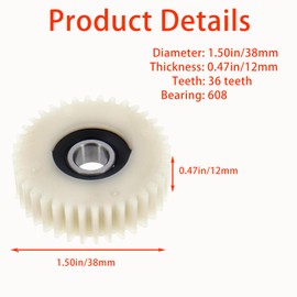 Chuancheng 3Pcs 36Teeth E-Bike Wheel Hub Motor Planetary Gears W/Bearing for Bafang Motor