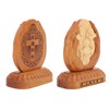 Wooden Holy Family Figurine Statue Exquisite Delicate Durable Stable Beech