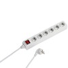 Vivanco ES6 W15 6-Way Power Strip with Switch 1.40 m