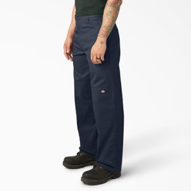 Dickies Loose Fit Double Knee Work Pants. Dark Navy, 33 32