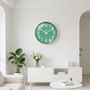 VIKMARI Wall Clock, Small 20 cm, Modern Blue Silent Analogue