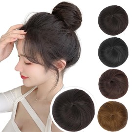 FORCUTEU Wig, Hair Bun Hair Extension, Chignon, Extension, Arranged Wig, Easy to Wear, Popular, Wedding, Shichi-Go-San Coming of Age Ceremony, Graduation Ceremony, Everyday Use