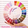 Double Rhythm 28Pcs 0.5Oz Gel Nail Polish Set Same Color