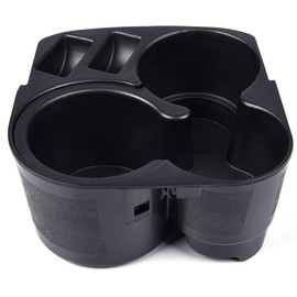 New Cup Holder Insert Center Console, Compatible with Nissan Altima 2007-2012 Replacement Black Plastic