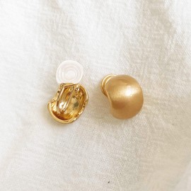 Women's Hoop Earrings, Popular, Small, Non-Pierced Earrings, Adults, Classy, 18k Coating, Elegant, Delicate, Simple, Copper, No Gemstone
