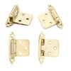 Vallecloud 4 Pack (2 Pair) Gold (Brass) Self Closing Cabinet