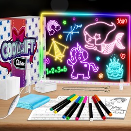 XoBathti LED Drawing Board for Kids - Art Toy Birthday Gifts for Girls 4-10