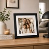 pf+a REAL GLASS 10x10 For 8x8 Black Square Picture Frame