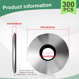 EPDM Sealing Washers Pack of 300 Sealing Washers M5.5 x 16 mm Stainless Steel Rubber Washers for Screws M5.5 x 16 mm