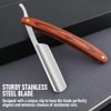 Straight Razor With Strope - Professional Straight Edge Barber Premium