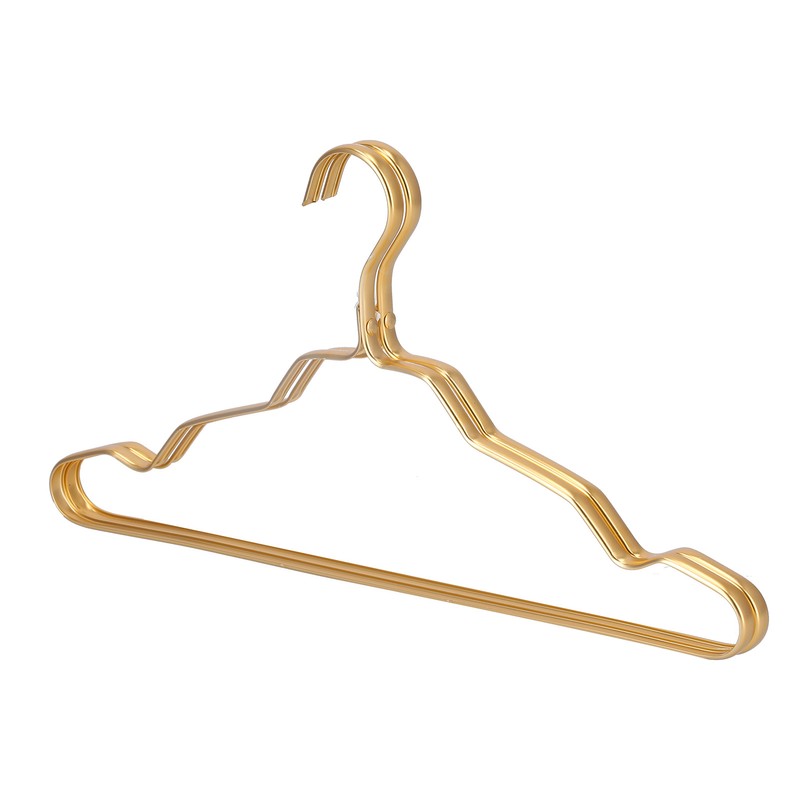 10Pcs Clothes Hanger WearResistant Enlarged Thickened SpaceAluminum NonSlip Clothes Hanger