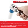TOMMARS Flex-Head Stubby Ratchet Set, 1/4", 3/8", 1/2" Drive Flexible