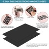 Briartw 50 Sheets 6.9x5" 0.3mm Thick Single Sided Magnetic Sheets