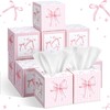 Fourluoo 12 Pack Spring Facial Tissues Cube Face Boxes 600