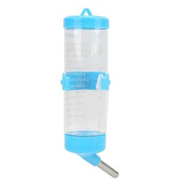 Agua de Conejillo de Indias, Dispensador Automático de Botellas de Agua para Hámster sin Goteo Bebedero para Hámster para Animales Pequeños (azul)