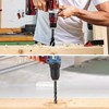 CRLITSIY Wood Drill Bit Set with Impact Wrench Adapter, Hexagonal