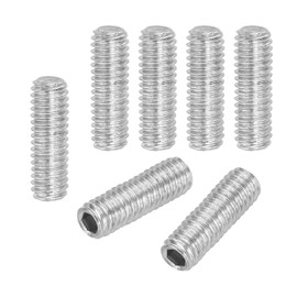 PATIKIL Set of 120 Grub Screws M4 x 12 mm Hexagonal Grub Screw 304 Stainless Steel Hexagon Socket Grub Screws for Holder Door Handles Tap Light Repair