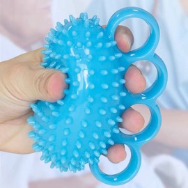 Collection of hand rehabilitation exercise equipment basin type - blue Branched-Blue