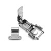 90 Degrees Spring hasp Toolbox Toggle latches Lock，Stainless Steel 304