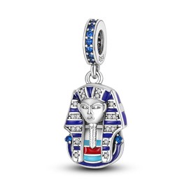 CYMYSS 925 Sterling Silver Charms for Bracelets and Necklaces Bead Charms Stopper Safety Chain For Bracelet Dangle Pendants Gifts Spacer Stopper for Women Mother