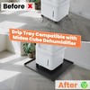 GCGOODS Drip Tray Compatible with Midea Cube Dehumidifier, Silicone Mat