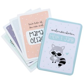 Odernichtoderdoch Milestone Cards | My First Year Baby Diary | 50 Cards