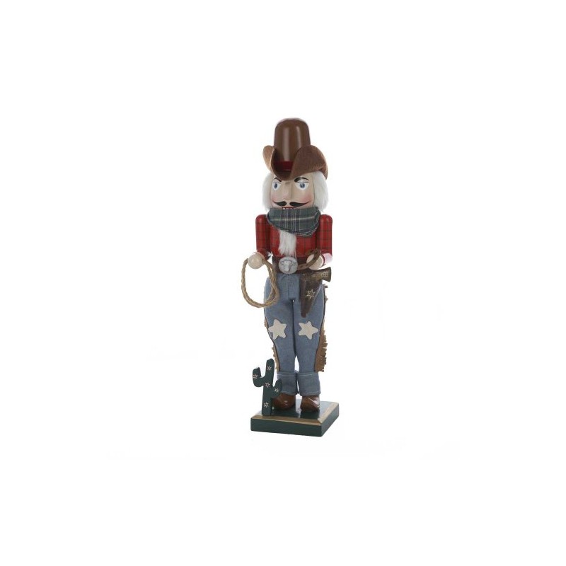 Kurt Adler 15-Inch Wooden Cowboy Nutcracker