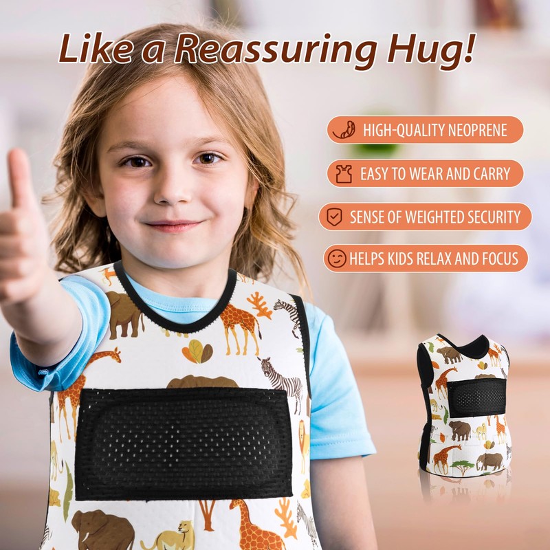 Janmercy Weighted Vest for Kids Ages 4 to 7 and