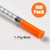 100 Pack 1ml Plastic Multiple Uses Measuring Tools, Individually Sealed