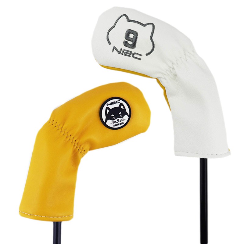 HELLO NRC Golf Headcovers for Putter Black Four-leaf clover golf