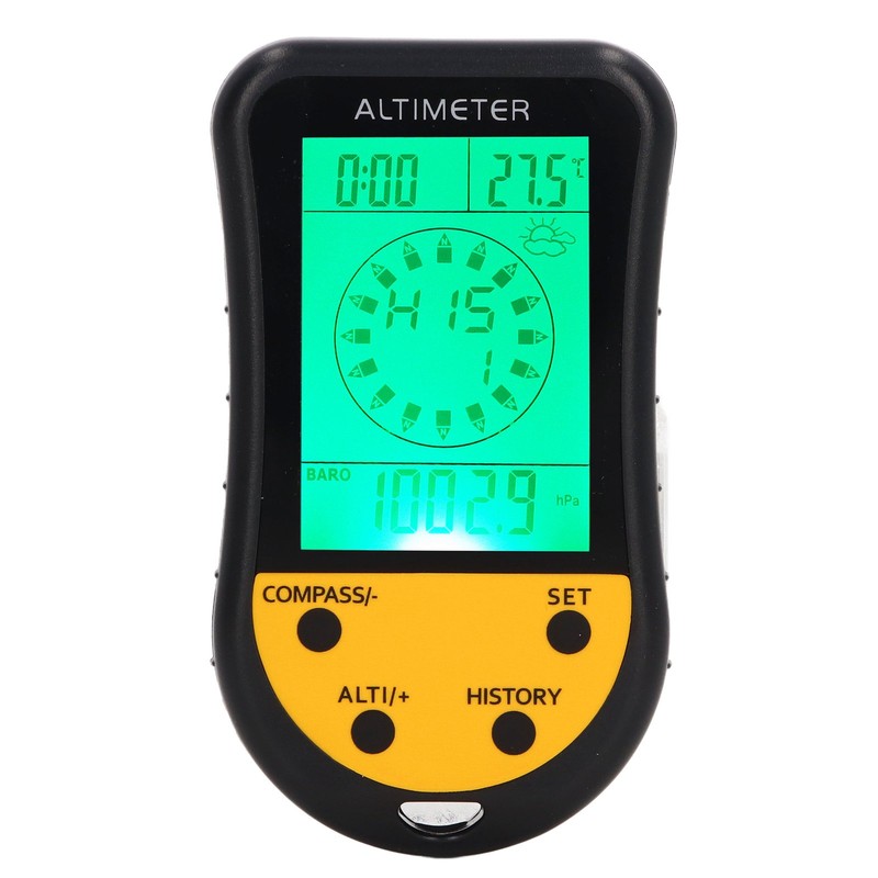 Digital Altimeter 8 in 1 Multifunction Barometer Thermometer Weather Portable