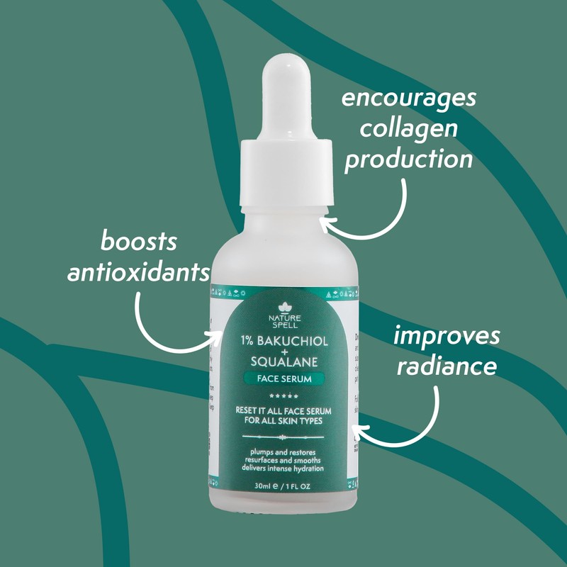 Nature Spell Retinol Face Serum, Reduces Fine Lines & Wrinkles,