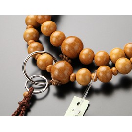 念珠ドットコム Jodo Sect Prayer Beads for Men, 30,0005 Pure Soy Plum, Genuine Silver Ring Sanbou (Traditional Prayer Beads, Kyoto Natural Wood, Sousho Plum, Funeral, Funeral Ceremony, Buddhist Legal 101550052)
