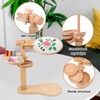 Embroidery Hoop Stand, Rotated Wooden Embroidery Holder Adjustable Rotatable Cross