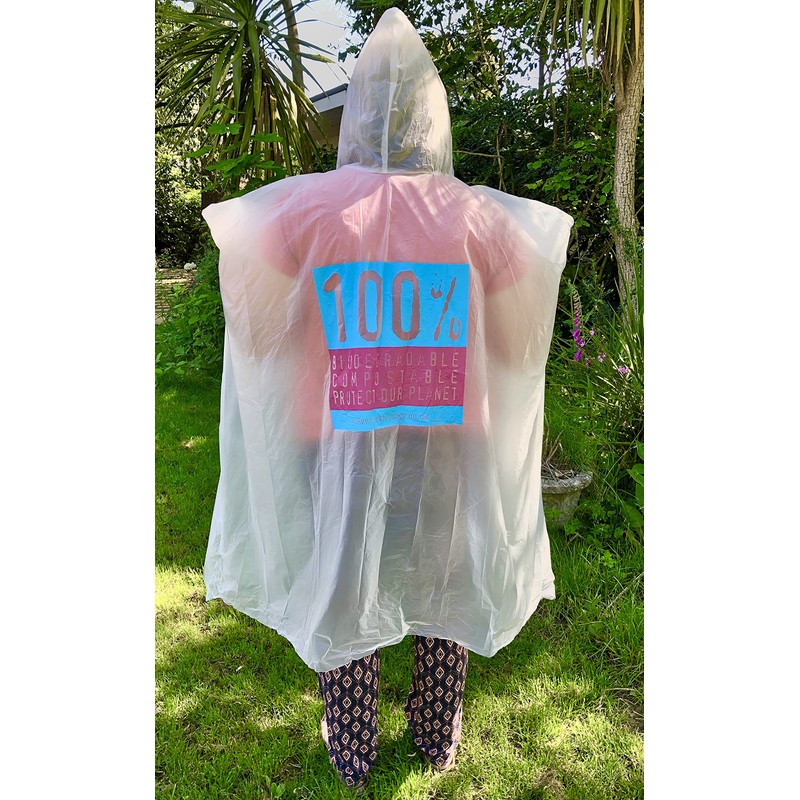 Festivology Biodegradable Rain Poncho