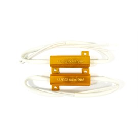 GENSSI 50W LED Bulb Fast Flash Load Resistor HID Kit and LED (Pack of 2)