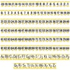32Pcs A to Z Alphabet and -20-100 Number Cards Boho