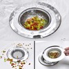 Tomario 2 Pack Stainless Steel Kitchen Sink Strainer, Standard Sink