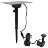 Solar Powered Fountain Outdoor Square 5V Floating Bird Bath Fountain