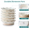 vancasso Mini Pie Pans Set of 6, 5.2 Inch Ceramic
