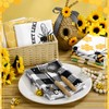 6 Pcs Bee Kitchen Towels 15.8 x 23.6 Inches Honey