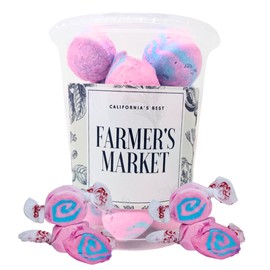 Farmers Market Freeze Dried Cotton Candy Taffy XL - Freeze Dried Candy - Whipped Cotton Candy Taffy, (3 oz)